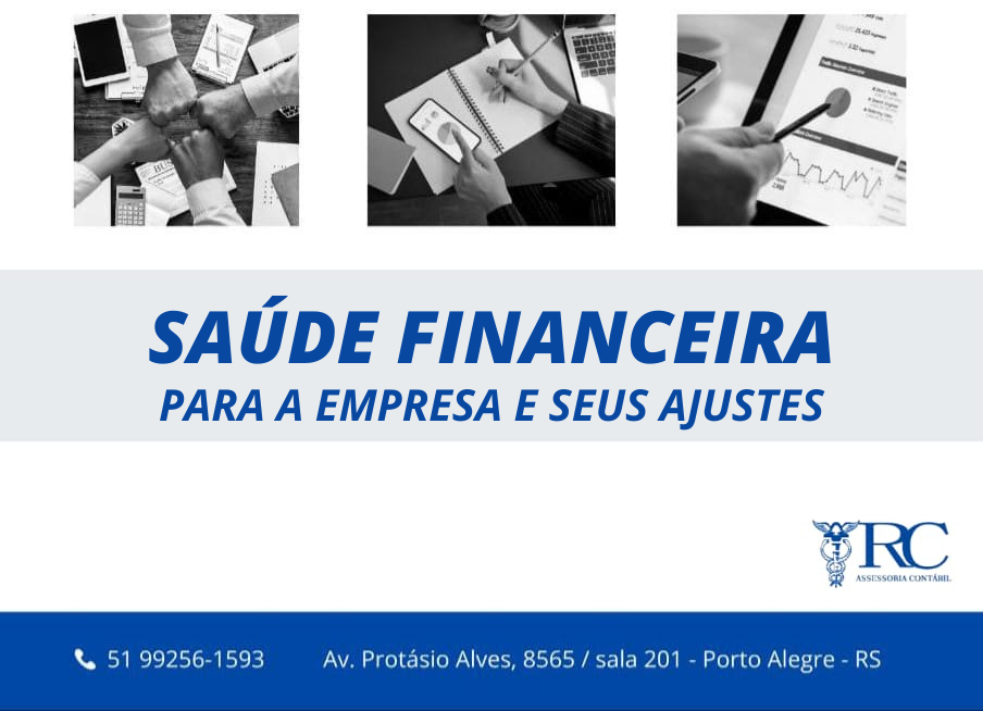 SAÚDE FINANCEIRA PARA A EMPRESA E SEUS AJUSTES