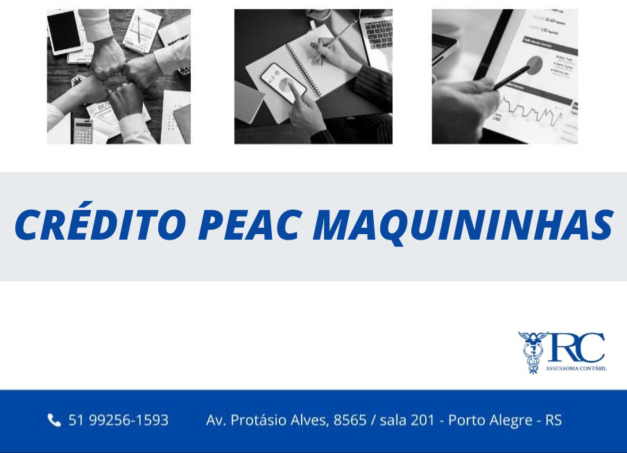 CRÉDITO PEAC MAQUININHAS